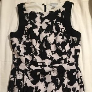 H&M black and white dress